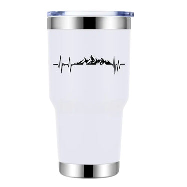 Heartbeat V2 30oz Tumbler White